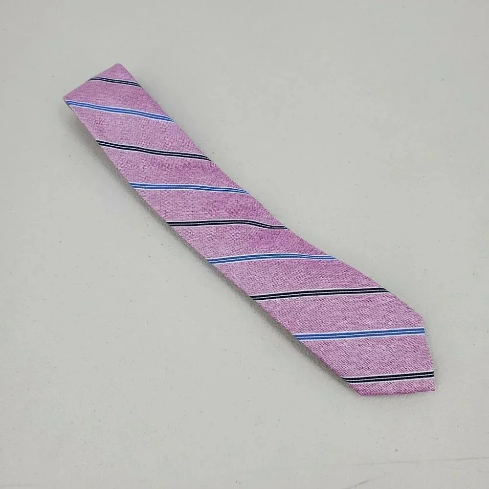 Norstrom‎ Rack Pink Striped Knit Tie NWOT